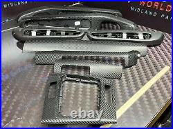 01-06 BMW E46 M3 Coupe 8pc Interior Trim Set Kit Carbon Fiber Wrapped