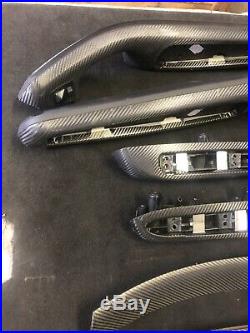 01-06 BMW E46 M3 Coupe Titan Shadow Interior Trim Kit 8pc Set Carbon Fiber Wrap