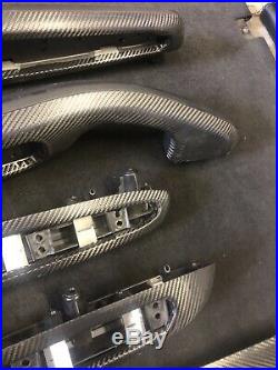 01-06 BMW E46 M3 Coupe Titan Shadow Interior Trim Kit 8pc Set Carbon Fiber Wrap