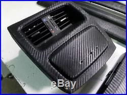 07-08 BMW 328i 335i E92 2DR Carbon Fiber Wrapped Interior Trim Kit Set COMPLETE