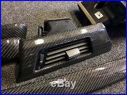 08-13 BMW E92 E93 M3 Carbon Fiber Gloss Finish Interior Trim Kit 7pc Set