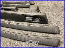 08-13 BMW E92 E93 M3 Carbon Fiber Leather Interior Trim Kit 6pc Set