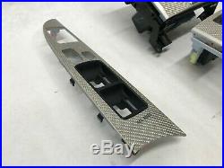 08-14 Lexus Isf Is-f Interior Trim Set Grey Carbon Fiber Complete