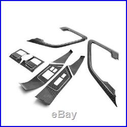 09-15 Fits Nissan GTR Seibon Carbon Fiber Interior Door Trim Set CFI0910NSGTR-C