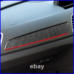 10pcs Car Interior Set Trim Carbon Fiber Sticker For Audi Q3 2013-2018 auto only