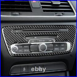 10pcs Car Interior Set Trim Carbon Fiber Sticker For Audi Q3 2013-2018 auto only