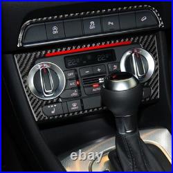 10pcs Car Interior Set Trim Carbon Fiber Sticker For Audi Q3 2013-2018 auto only