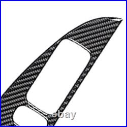 10x RHD Carbon Fiber Interior Door Decal Cover Trim For Benz C-CLASS W203 Type C