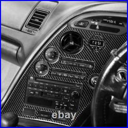 10x Real Carbon Fiber Full Interior Trim Kits RHD For Toyota Supra A80 MK4 93-99