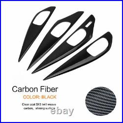 11Pcs Carbon Fiber Car Interior Dashboard Cover Trim For Infiniti Q50 2014-2016
