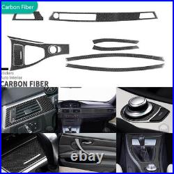 11Pcs Real Carbon Fiber Full Interior Dash Trim Kits For BMW 3 Series E90 05-12