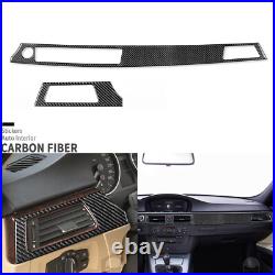 11Pcs Real Carbon Fiber Full Interior Dash Trim Kits For BMW 3 Series E90 05-12