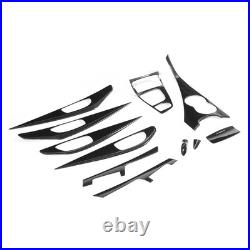 11Pcs/Set Dry Carbon Fiber Interior Decoration Center Console Gear Air Outlet 11Pcs/Set Dry Carbon Fiber Interior Decoration Center Console Gear Air Outlet