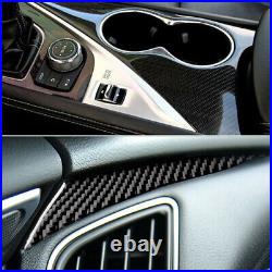 11pc Carbon Fiber Full Interior Kit Cover Trim Fit For Infiniti Q50 Q60 14-19 ct