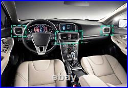 12-19 Fits Volvo V40 5D Hatchback Interior Air Frame Set Trim Carbon Fiber
