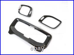 12-19 Fits Volvo V40 5D Hatchback Interior Air Frame Set Trim Carbon Fiber