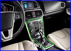 12-19 Fits Volvo V40 5D Hatchback Interior Front Control Cover Carbon Fiber