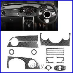 13Pcs Carbon Fiber Interior Accessories Kit For BMW Mini Cooper R50 R53 2005-06