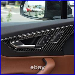 13Pcs Real Carbon Fiber Full Interior Trim Kits For Audi Q7 SQ7 Q8 SQ8 RSQ8 19+