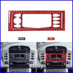 13Pcs Red Carbon Fiber Interior Decorative Cover Trim For Porsche Boxster / 996