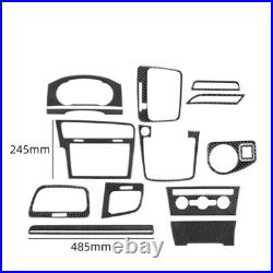 14Pcs For VW Golf 2014-19 Carbon Fiber Full Interior Kit Set Cover Trim