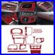 14Pcs For Volkswagen Golf 7 GTI MK7 2014-19 Red Carbon Fiber Full Interior Cover