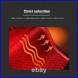 14Pcs For Volkswagen Golf 7 GTI MK7 2014-19 Red Carbon Fiber Full Interior Cover