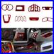 14Pcs Red Carbon Fiber Interior Set Kit Trim Cover For BMW 3 Series E90 E92 E93