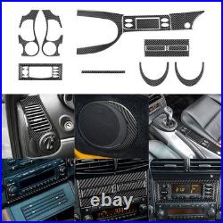 15PCS Carbon Fiber Full Interior Kit Cover Trim For Porsche Boxster 996 98-04 02