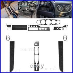 15PCS Carbon Fiber Interior Full Kits Trim For Porsche 911 1989-97