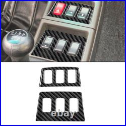 15PCS Carbon Fiber Interior Full Kits Trim For Porsche 911 1989-97