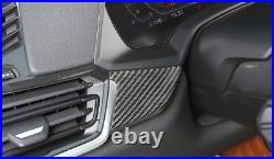 15PCS Carbon fiber Full Interior Dashboard Cover Trim For BMW X5 G05 2019-20 LHD