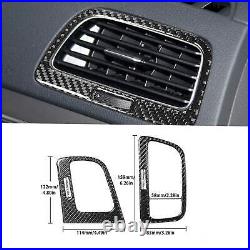 15Pcs Left Carbon Set Fiber Interior Dashboard Cover For VW Golf 7 GTI MK7 14-19