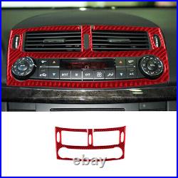 15Pcs Red Carbon Fiber Interior Full Kit Cover Trim For Mercedes-Benz W211