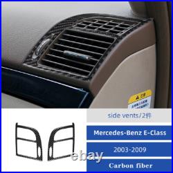 16×Carbon Fiber For Benz E-Class W211 2003-2009 Interior Full Set Decor Trim Kit