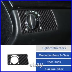 16×Carbon Fiber For Benz E-Class W211 2003-2009 Interior Full Set Decor Trim Kit