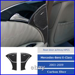 16×Carbon Fiber For Benz E-Class W211 2003-2009 Interior Full Set Decor Trim Kit