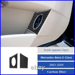 16×Carbon Fiber For Benz E-Class W211 2003-2009 Interior Full Set Decor Trim Kit