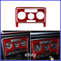 16Pcs Car Interior Cover Trim Set Red Carbon Fiber For VW Beetle 2012-2018 16Pcs Car Interior Cover Trim Set Red Carbon Fiber For VW Beetle 2012-2018