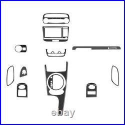16Pcs Carbon Fiber Interior Full Set Cover Trim Kit For Audi TT 2008-2014 Type A