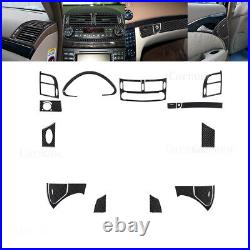 16pcs Carbon Fiber Interior Full Kits Interior Trim Set For Benz E-Class W211