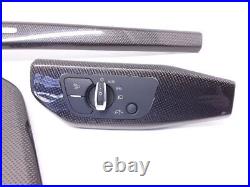 17-20 Audi S3 Carbon Fiber Interior Trim Set OEM 8W0867409AB