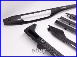 17-20 Audi S3 Carbon Fiber Interior Trim Set OEM 8W0867409AB