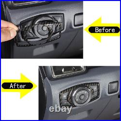 17PCS/Set ABS Carbon Fiber Interior decoration Trim For Ford Ranger 2015-2021