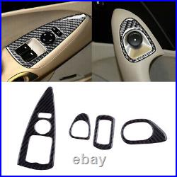 17x Real Carbon Fiber Interior Cover Trim Set Fit For Chevrolet Corvette C6 ln