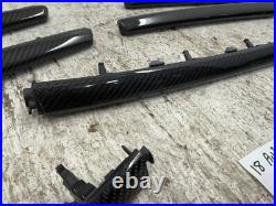 18 Audi Rs3 8v Complete Oem Carbon Fiber Interior Dash Trim Set 7 Pcs 17-20