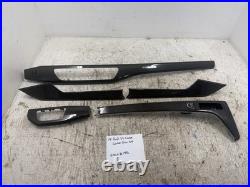 18 Audi S5 A5 B9 8w Oem Carbon Fiber Fibre Interior Dash Console Door Trim 5 Pcs