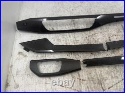 18 Audi S5 A5 B9 8w Oem Carbon Fiber Fibre Interior Dash Console Door Trim 5 Pcs