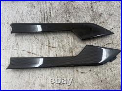 18 Audi S5 A5 B9 8w Oem Carbon Fiber Fibre Interior Dash Console Door Trim 5 Pcs
