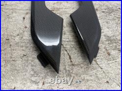 18 Audi S5 A5 B9 8w Oem Carbon Fiber Fibre Interior Dash Console Door Trim 5 Pcs